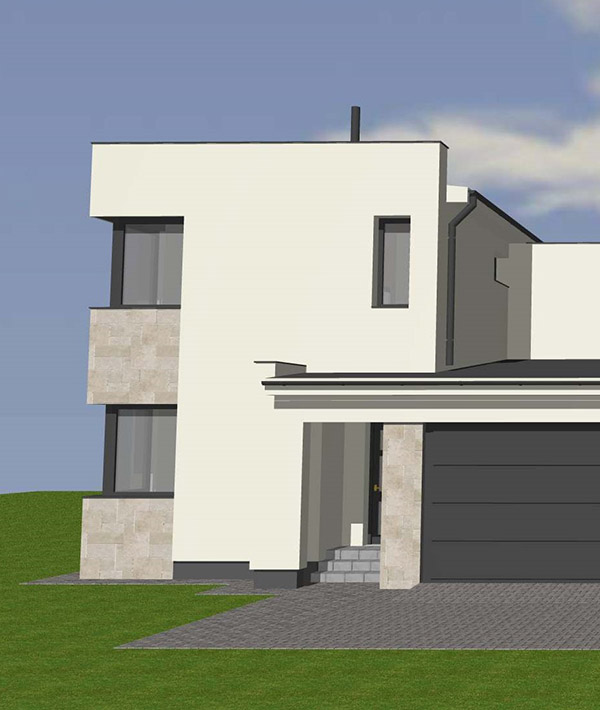 Nyír SL Plusz kft.- CIKLÁMEN KÖZ, IKERHÁZ ÉPÍTÉS